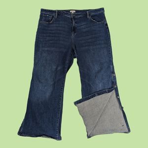 Nili Lotan Dark Blue Flare Jeans